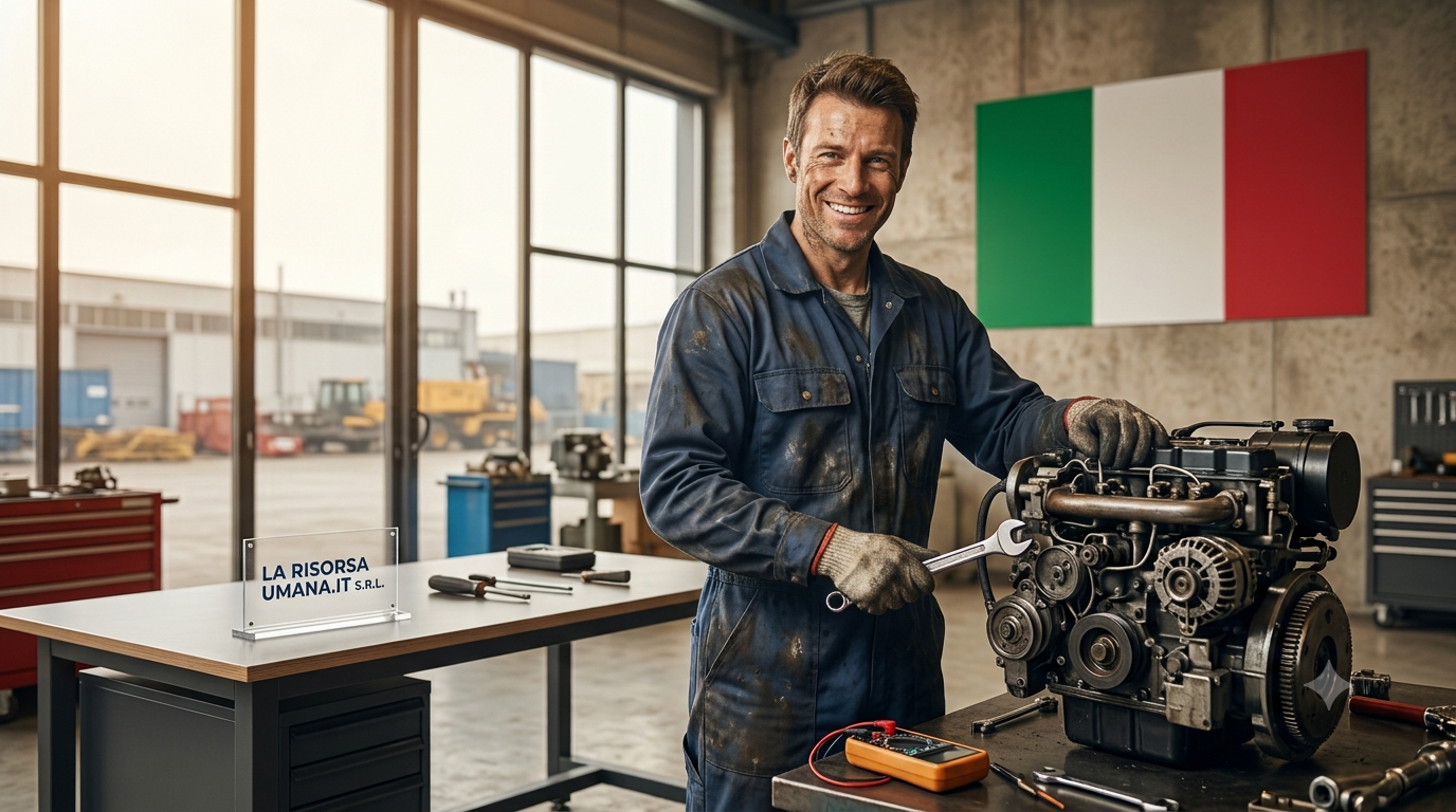 فرصة عمل في إيطاليا: ميكانيكي آلات صناعية (Industrial Machinery Mechanic)