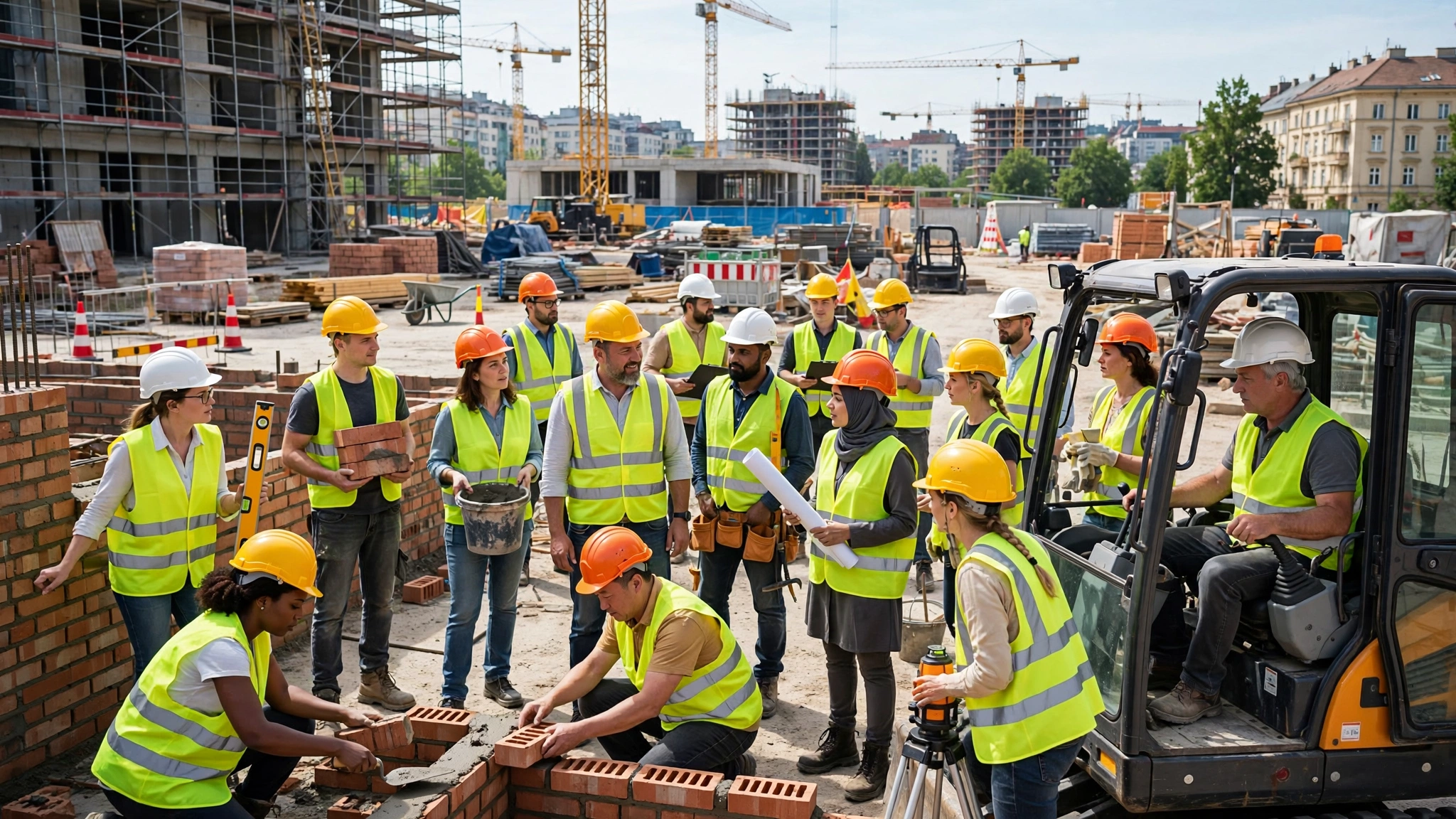 فرصة عمل مميزة: مطلوب 15 عامل بناء وإنشاءات (Building Construction Labourers) في المجر