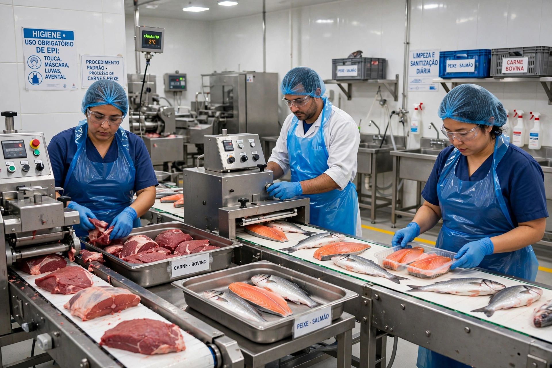 فرصة عمل في البرتغال: مشغل آلات تجهيز اللحوم والأسماك (Food Machine Operator)